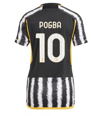 Juventus Paul Pogba #10 Hjemmebanetrøje Dame 2023-24 Kort ærmer